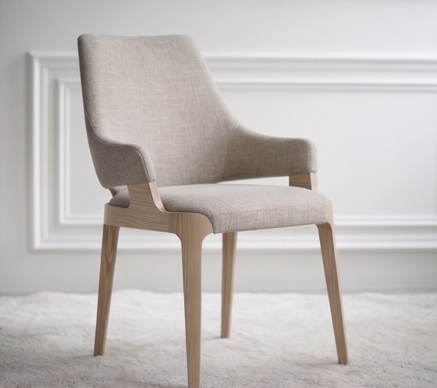 Cream natural chair